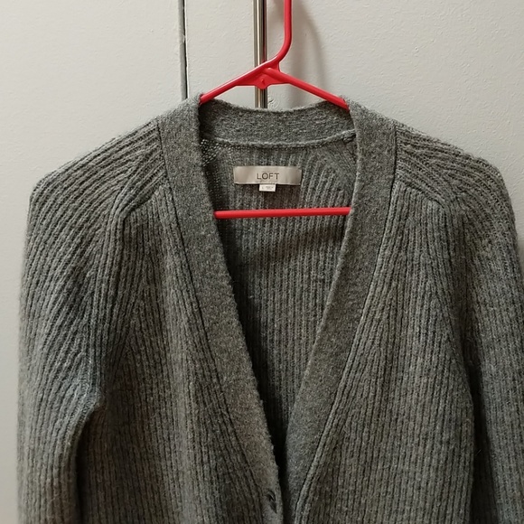 Large Ann Taylor Loft Cardigan - Grey - Picture 1 of 5
